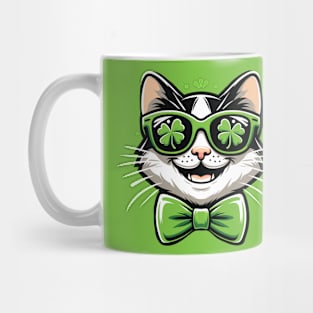 St Patrick's Day Irish Cool Cat Mug